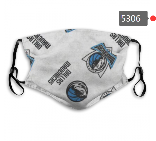 2020 NBA Dallas Mavericks #2 Dust mask with filter->nba dust mask->Sports Accessory